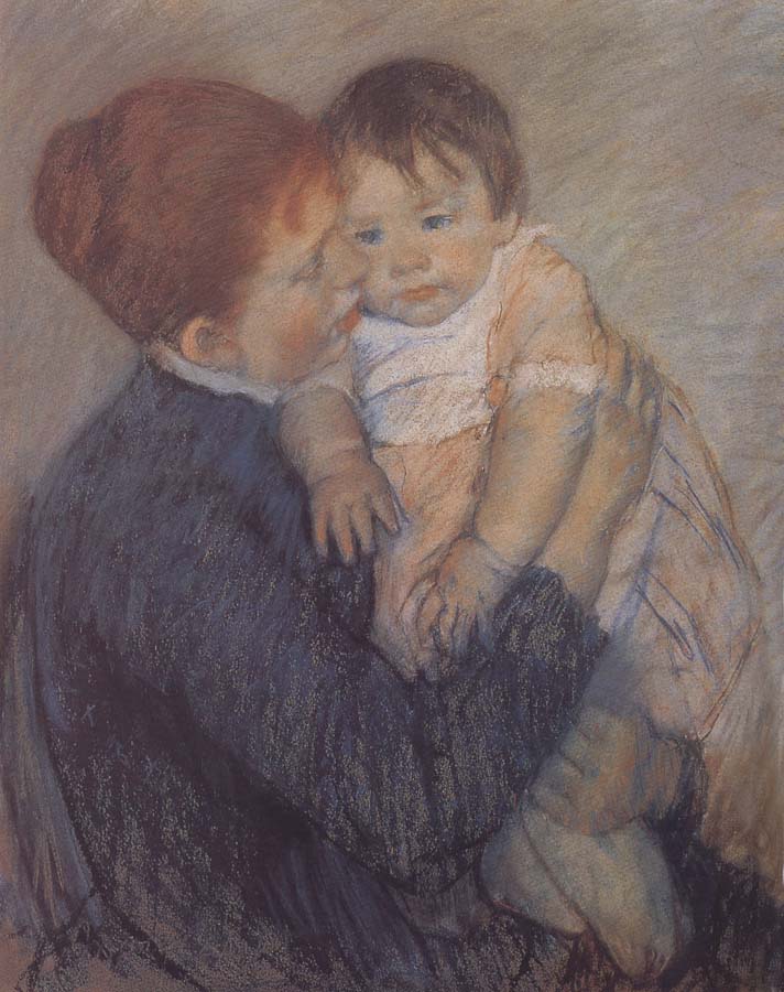 Mary Cassatt Agatha with her child